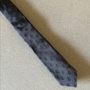 Jimmy Choo Black Patterned Tie